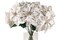 33" White Poinsettia – Artificial Holiday Décor Flower, Christmas Faux Plant for Home, Wreaths & Centerpieces, Set of 12